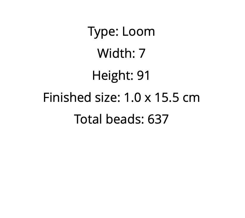 Easy Loom Bracelet Pattern PDF | Miyuki Beading DIY |