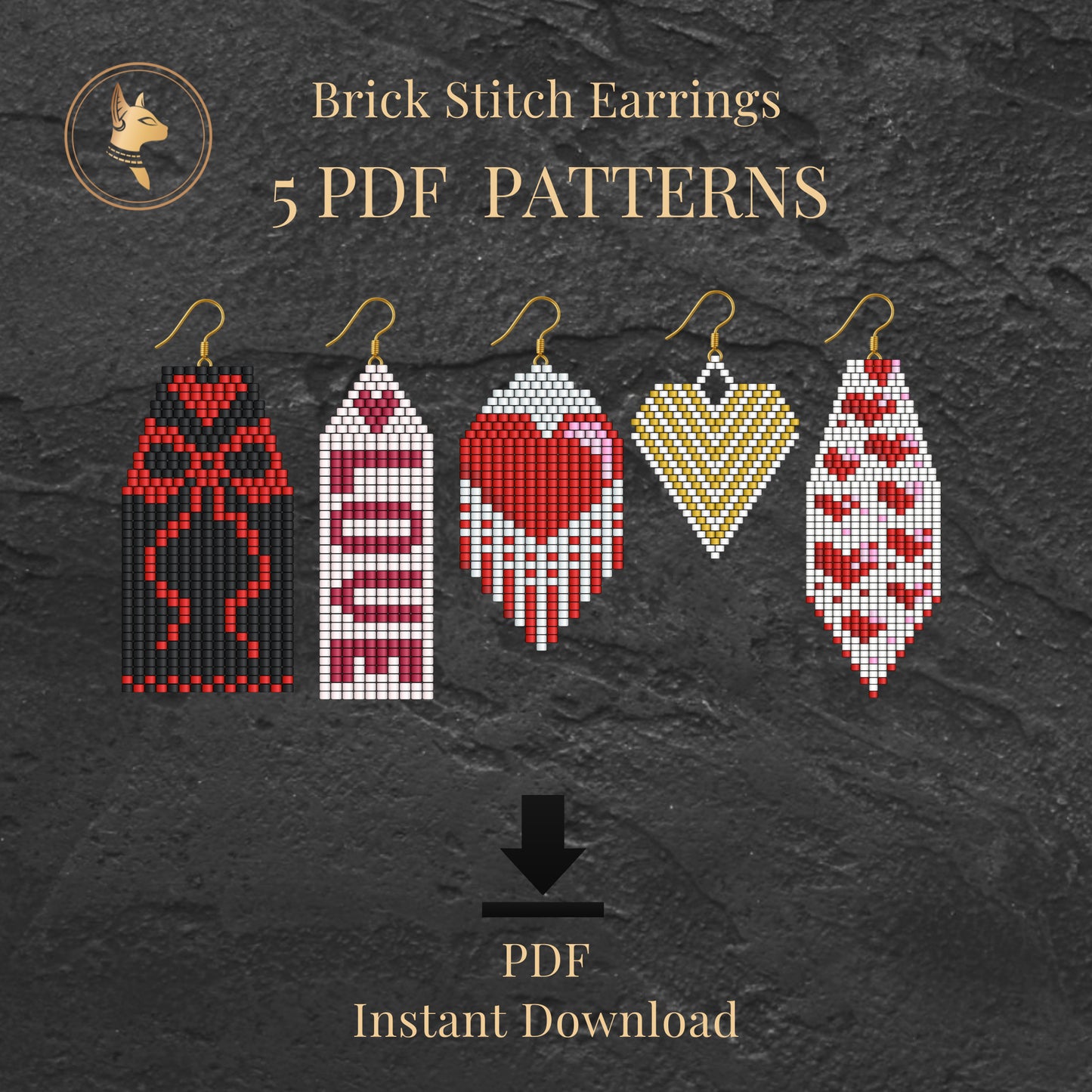 Valentine-earrings-pattern-pdf-bundle