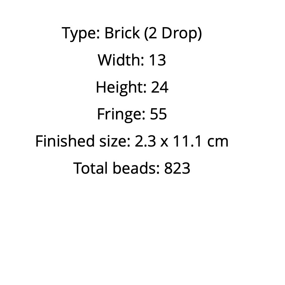 brick stich  pattern specifications 
