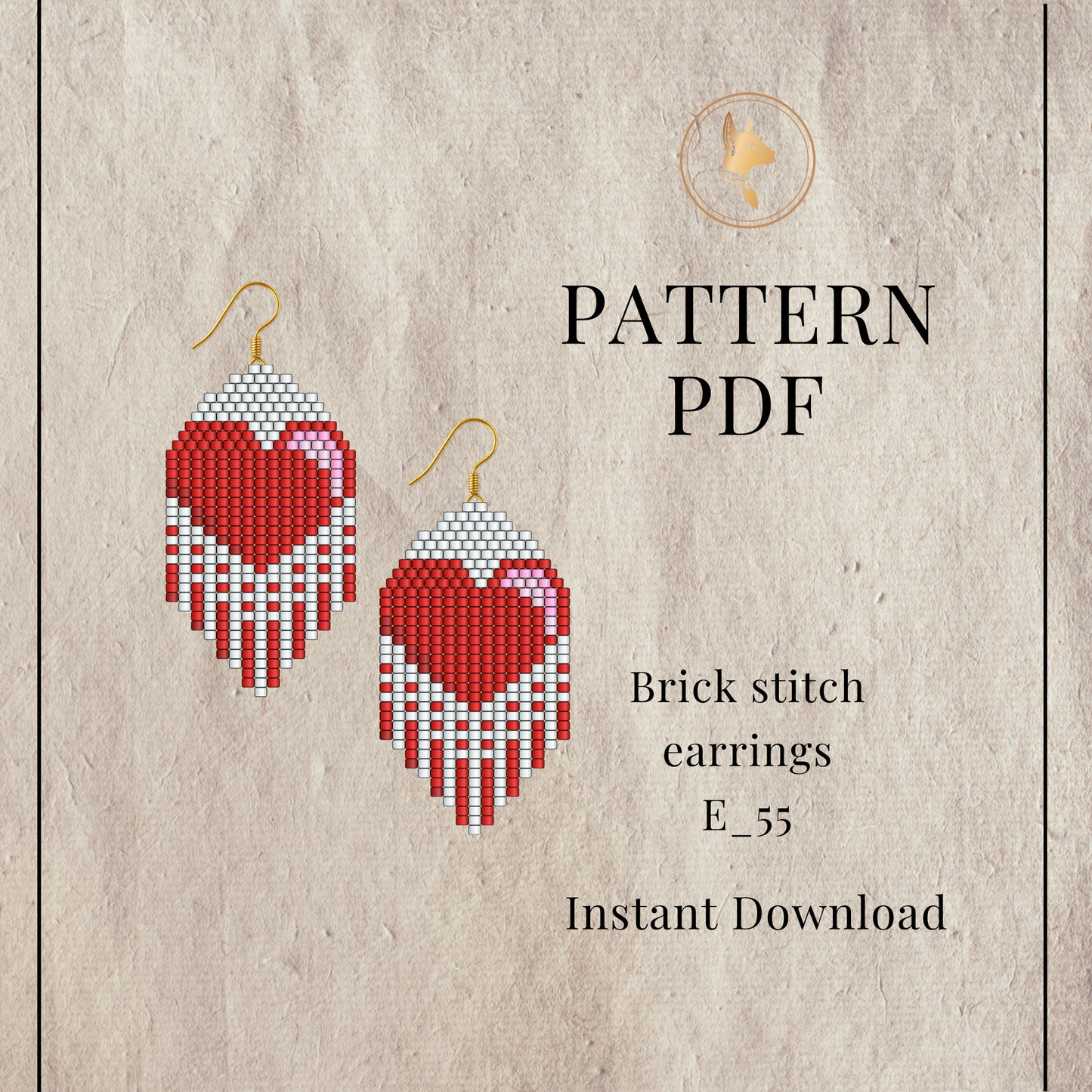 brick-stitch-heart-earrings-pattern