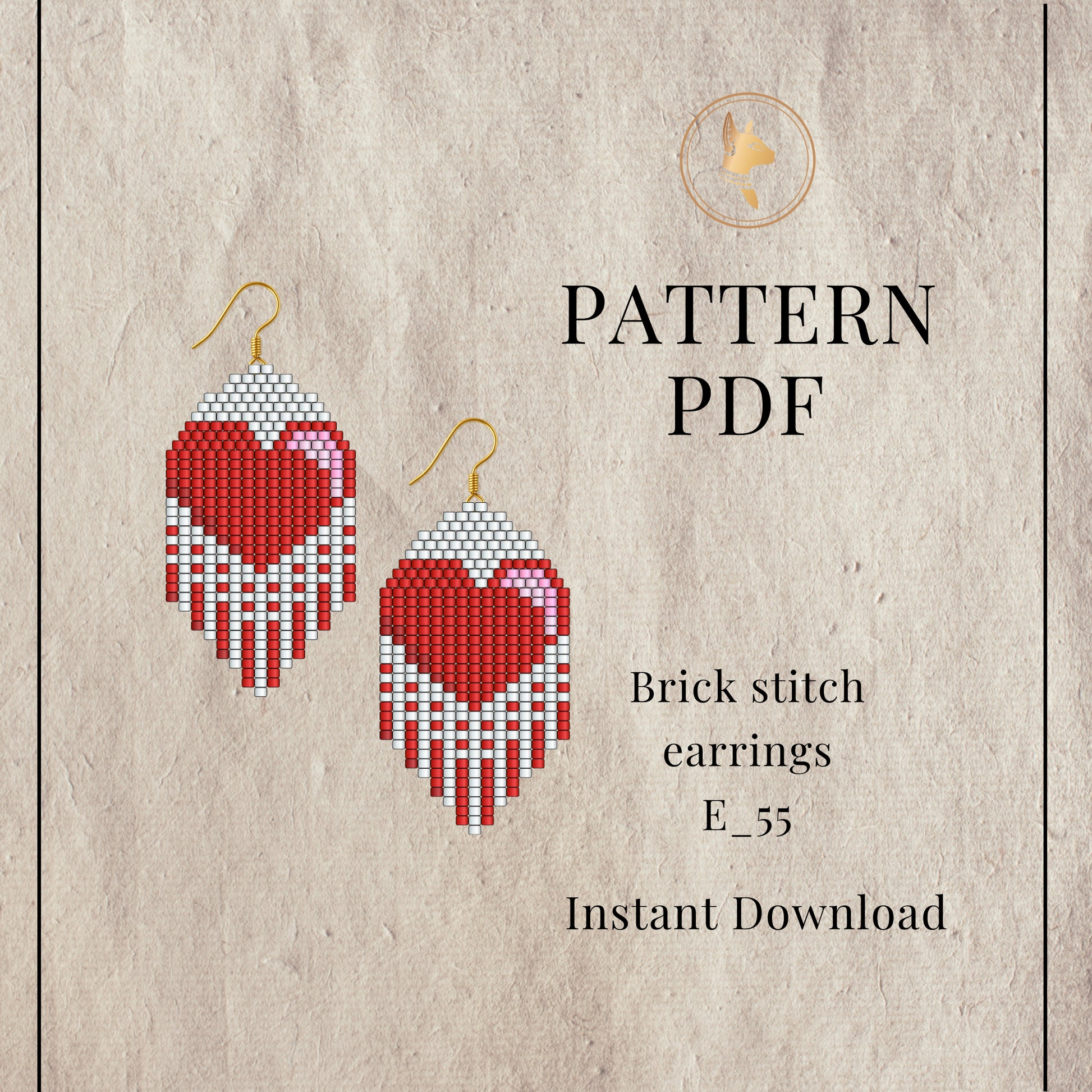 brick-stitch-heart-earrings-pattern