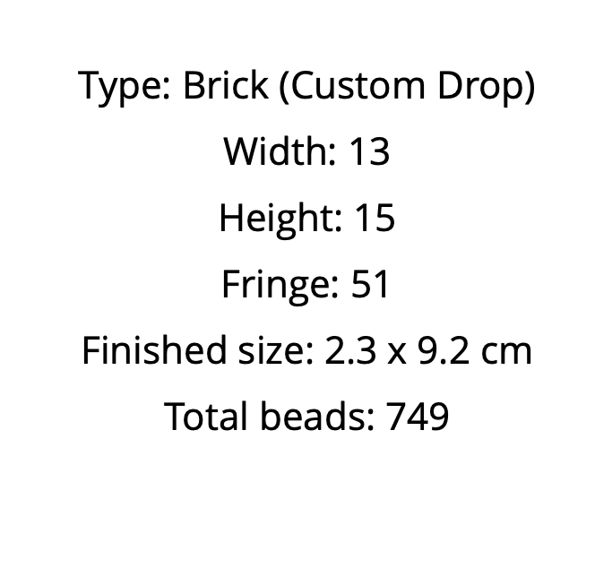  detailing brickstitch  pattern dimensions 