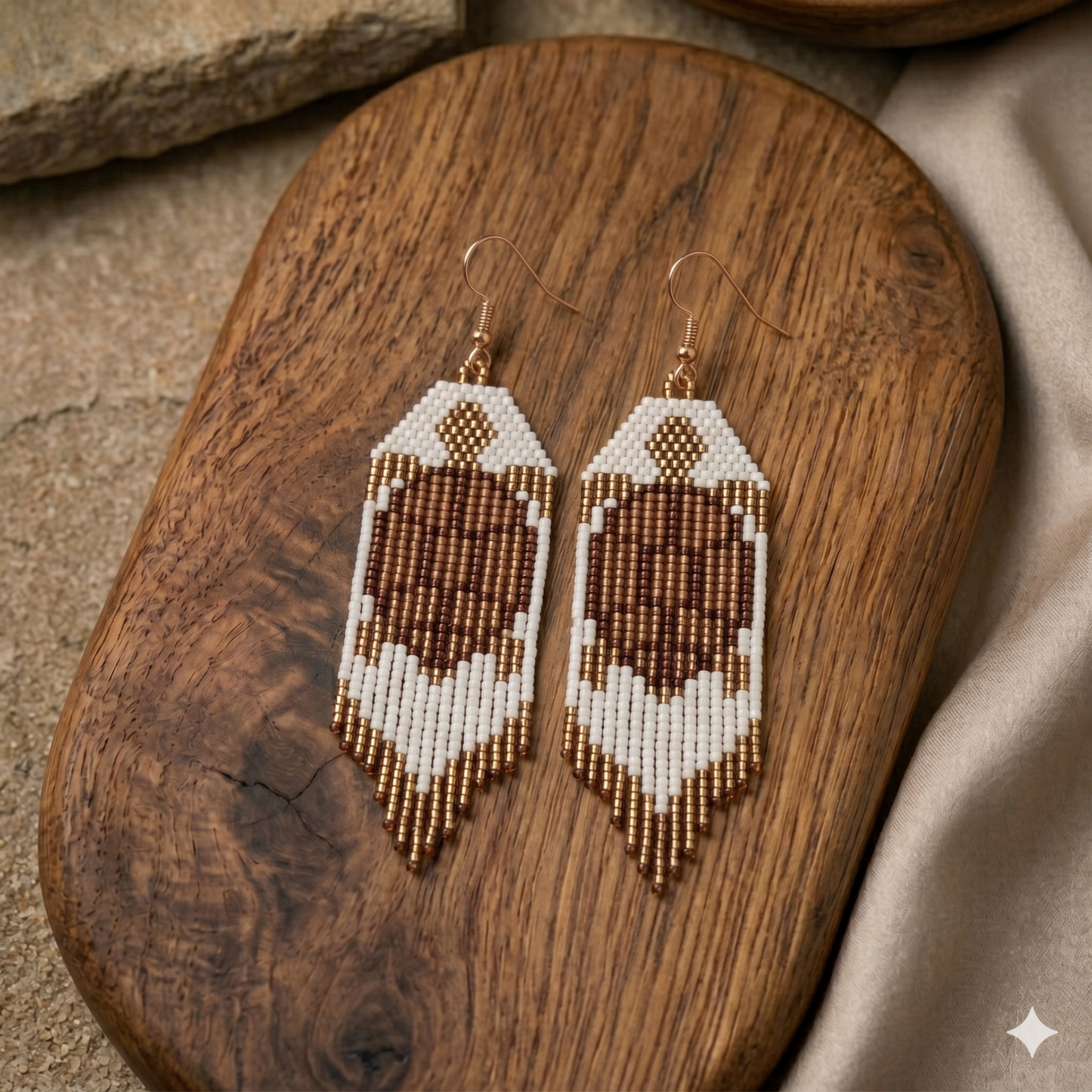 Turtle Brick Stitch Pattern PDF | Miyuki Seed Bead Earrings Ocean Design Inspired